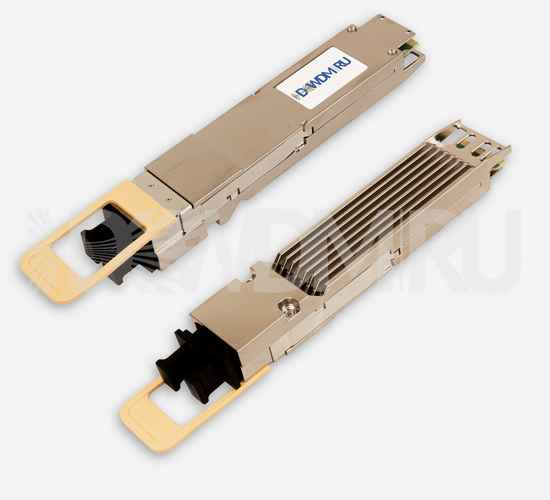 Mellanox MMS4X50-NM Compatible 800G 2xFR4/FR8 OSFP PAM4 1310nm 2km DOM Two LC Duplex InfiniBand NDR Transceiver Module for SMF (Finned Top)