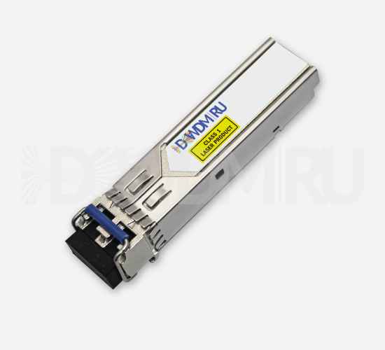 Оптический SFP модуль двухволоконный одномодовый, 1.25Гб/с, 20км, 1310нм, 2xLC, DDM - ДВДМ.РУ (DSO-6-1D)