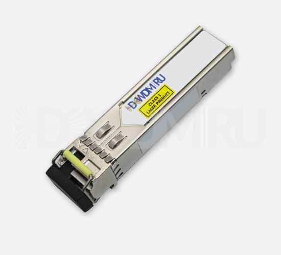 Оптический SFP модуль одноволоконный одномодовый, 155Мб/с, WDM, 20км, 1310/1550нм, 1xLC - ДВДМ.РУ (DSO-4-3D)