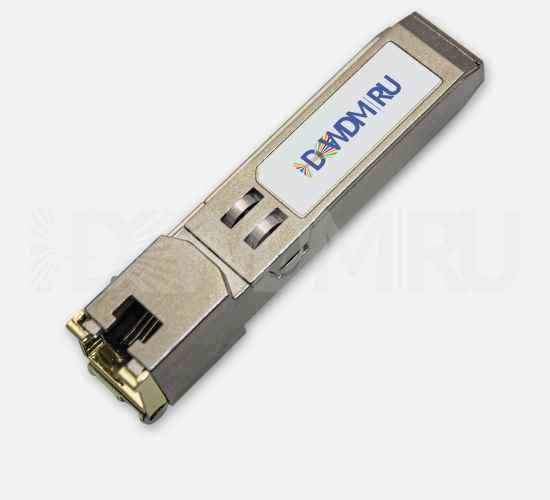 Juniper Networks EX-SFP-10GE-T совместимый 10GBASE-T SFP+ модуль с интерфейсом RJ-45 20 м