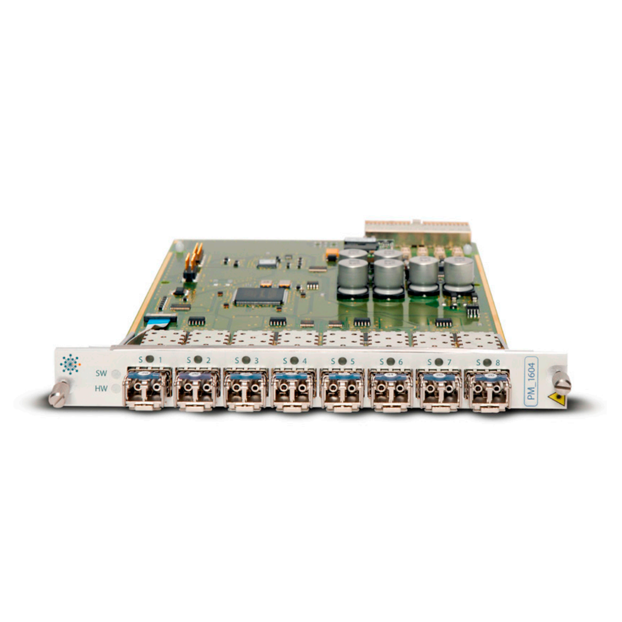 Модуль Ekinops PM_1604 Quadruple transponder, 8GFC, 10GFC, 16 GFC and 10GbE with 3R regeneration and SFP+ client and Line ports