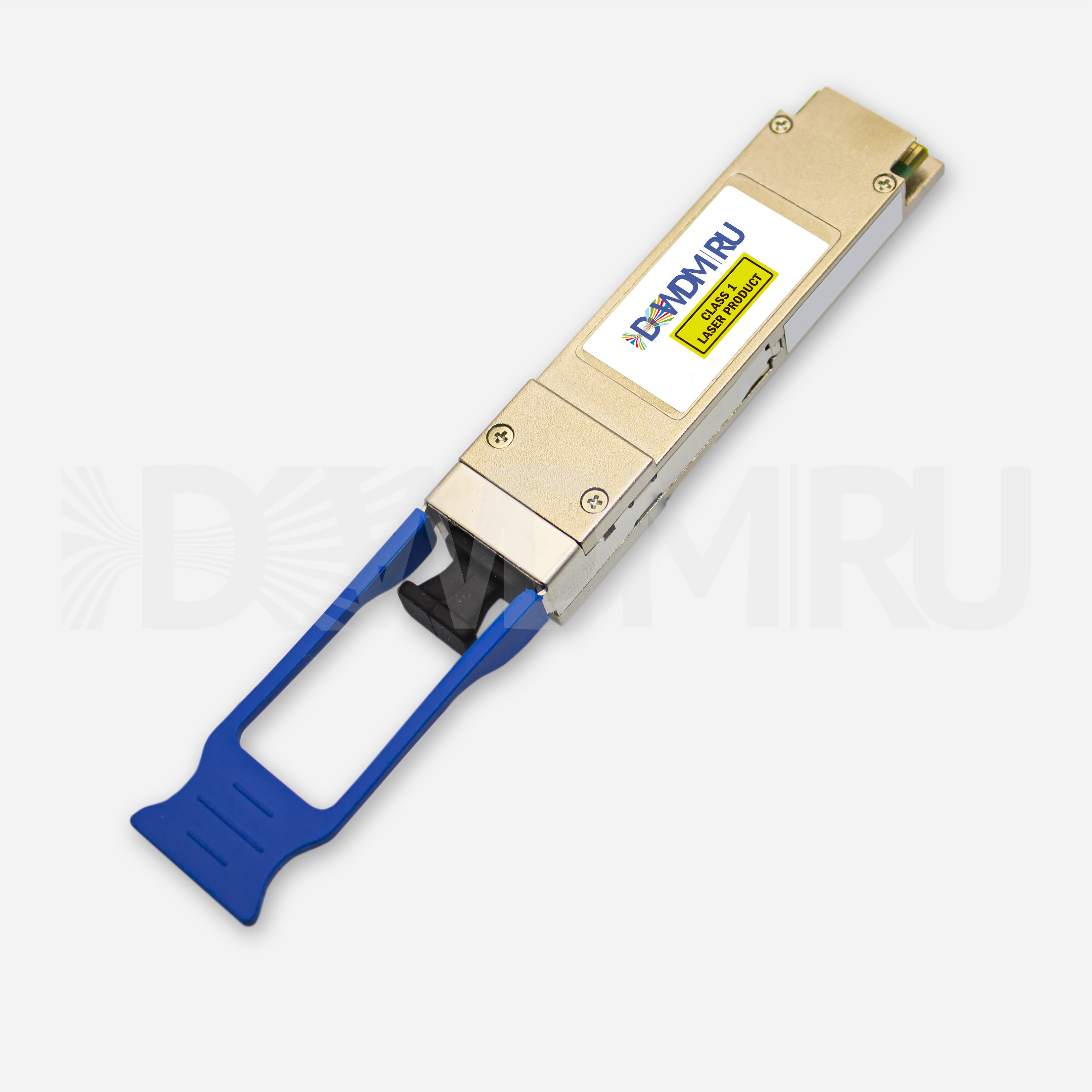 Оптический QSFP+ модуль многомодовый, 40Гб/с, мультирейт, 0,1км, 850нм, MPO, DDM - ДВДМ.РУ (DSO-16-1DM)