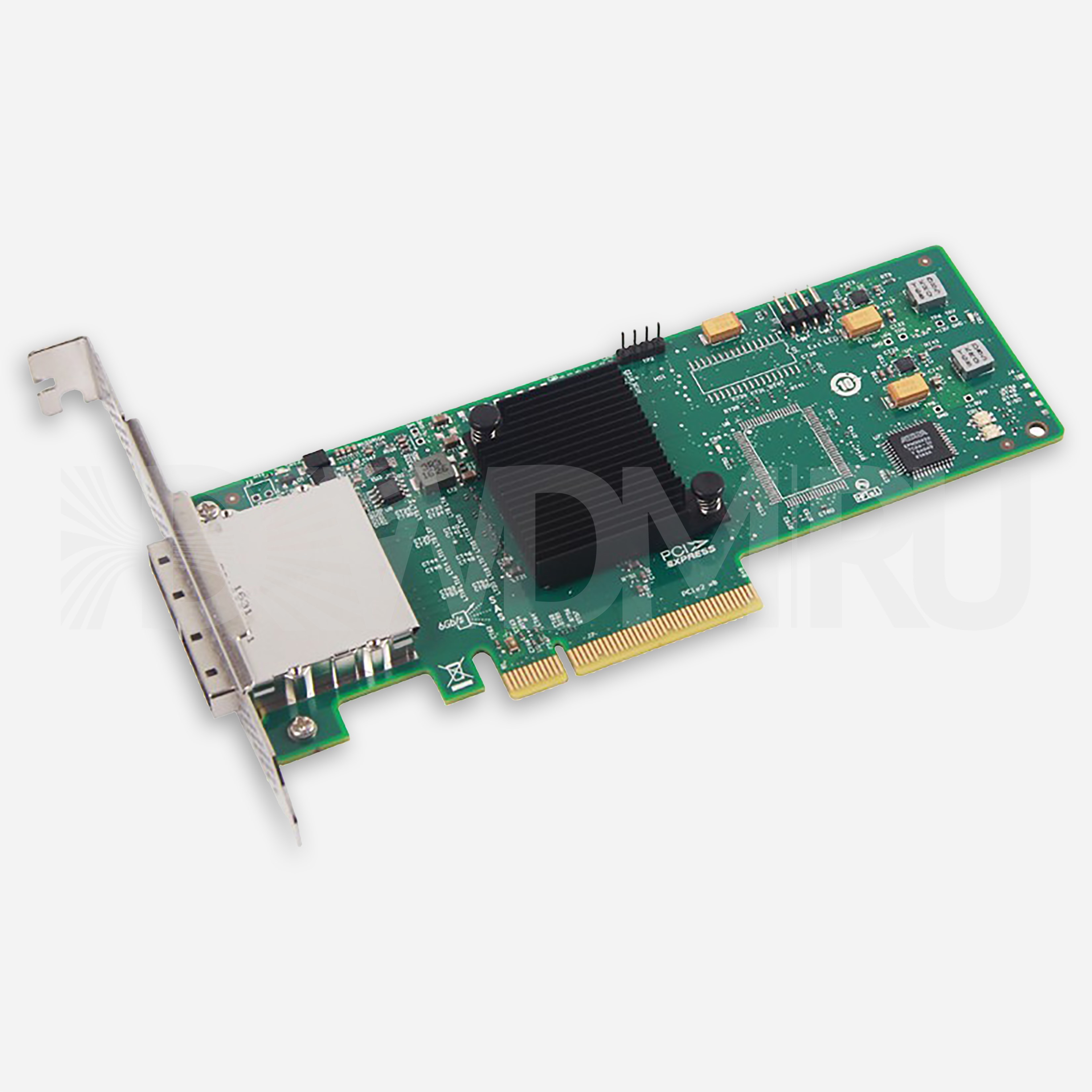 HBA-адаптер, 2 порта SFF-8088, LSI SAS 2008 Сontroller, PCIe 2.0 X8 - ДВДМ.РУ (DSO-Z-6G2SF8-2008-X20-8)